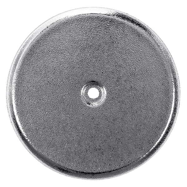 American Built Pro Clean-Out Cover Plate, 9-1/4 in. Diameter Plastic Flat Chrome 109FC P1 - main